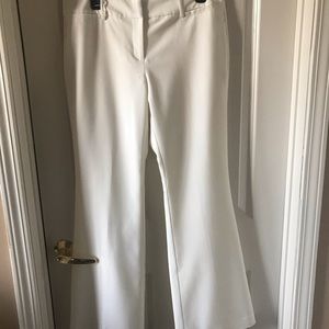 New York & Co Stretch Winter White Pants